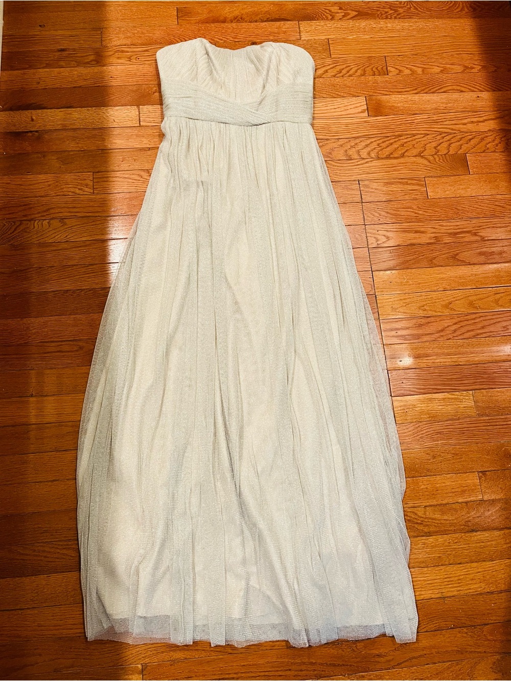 Lauren Ralph Lauren Evening Champagne Strapless Gown size 4